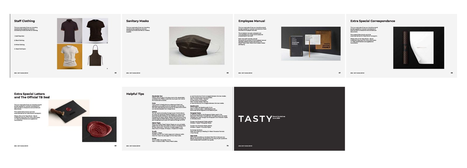 Tasty brand identity design
